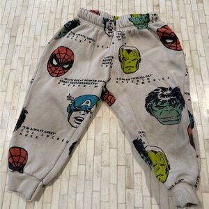 Zara Marvel Superhero Print Jogger Pants